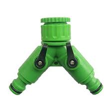 Nez De Robinet Double Raccord De Tuyaux Arrosage Robinet Pour Jardin Connecteur Soupape D Arrosage Avec 2 Vannes Forme Y Tuyau Arrosage Arrosage Tuyau