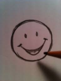 How To Draw A Happy Face Happy Face Drawing Happy Art Drawings