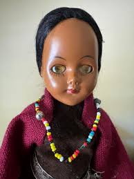 This is a little Indian doll that was bought for me by my Aunt & Uncle when  I was there in 1963. Mom would never let me play with it. I just