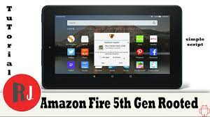 How To Root The Amazon Fire 5th Gen 7in Tablet And Remove Fire Launcher Youtube
