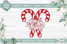 Download Christmas Candy Floral Cutting Files Graphic By Basilio Vintage Creative Fabrica Yellowimages Mockups