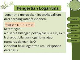 Text of ppt eksponen logaritma. Logaritma Alog B X B Ax Ppt Download