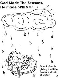 God Made Spring Coloring Pages Spring Coloring Pages Coloring Pages Sunday School Coloring Pages