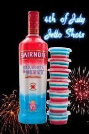 July 4th Jello Shots Cluttercafe Recipe July 4th Jello Shots Fourth Of July Drinks Shot Recipes