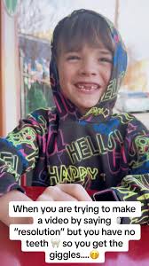 When you have no teeth and can’t say “resolution!” • • • #toothless #teeth  #noteeth #noteethchallenge #resolution #newyearsresolution #newyears #2024  #laughing #giggles #cantstoplaughing #childactor ...