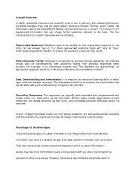 When it comes to writing your reflections, it does need a personal touch. Advantages Disadvantages Of In Depth Interview