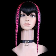 Pink & black hair studio. Pink Leopard Clip In Hair By Fantasmagoria The Dark Store