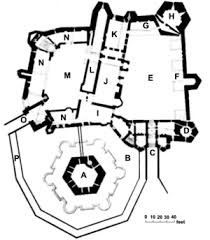 Raglan Castle Plan Of The Castle After August Pugin A Great Tower B Moat C Gatehouse And Bridge D Closet Tow Castle Plans Castle British Castles