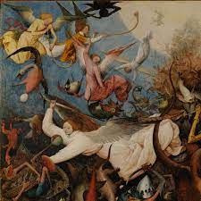 He was a pioneer in making both types of. File Pieter Bruegel The Elder The Fall Of The Rebel Angels Google Art Project X0 Y0 Jpg Wikimedia Commons