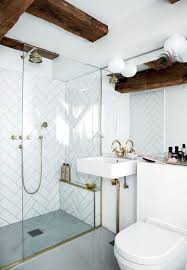 Farmhouse Bathroom With Herringbone Subway Tile Bathroom Inspiration Modern Bathrooms Remodel Bathroom Interior