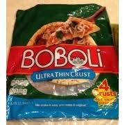 Country living editors select each product featured. Boboli Ultra Thin Crust Pizza Calories Nutrition Analysis More Fooducate