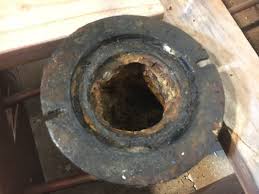 The first step to fixing a weak flushing toilet is to figure out the root cause. Should I Replace Corroded Cast Iron Toilet Flange During Remodel Terry Love Plumbing Advice Remodel Diy Professional Forum