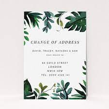 You can request an address change with the united states postal service, either online, by phone, or using a form from the post office. Personalised Change Of Address Cards Utterly Printable