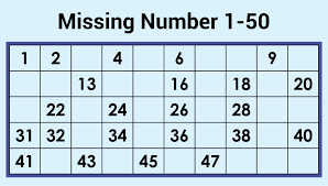 Missing numbers 1 50 6 worksheets kindergarten math worksheets kindergarten worksheets math worksheets. 8 Best Printable Number 1 50 Worksheet Printablee Com