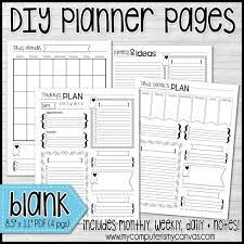 My Computer Is My Canvas Planner Pages Diy Planner Weekly Calendar Planner