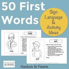 Bird In Sign Language For Toddlers I Love Having Simple Handouts To Give The Families I Work With This Set Of Handouts Has 2 Sign Language Words Sign Language For Toddlers Sign Language Phrases