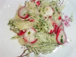Kohlrabi Radieschen Salat Rezept Rezept Radieschen Salat Rezepte Kohlrabi
