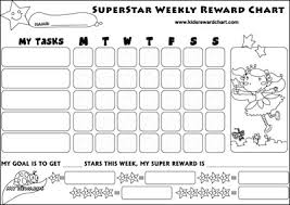 Star Reward Chart For Toddlers Sticker Chart For Kids Free