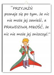 Najważniejsze jest niewidoczne dla oczu. Plakat Maly Ksiaze Przyjazn Milosc Cytat 7851335981 Oficjalne Archiwum Allegro