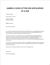 140/a block 8 email address: Cover Letter Sample For Job Application