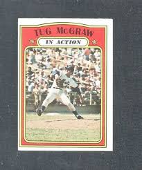 Our goal is to make you, the customer, happy. 1972 Topps Baseball Card 164 Tug Mcgraw In Action New York Mets Ebay