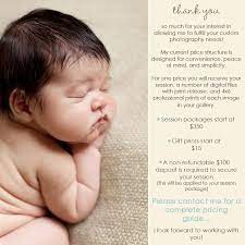 Baby Photos Pricing Card Idea Photography Price List Dslr Photography Tips Baby Photos