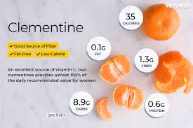 They are a very good source of vitamin c or ascorbic acid. Clementine Nutrition Facts And Health Benefits