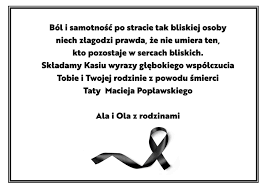 Człowiek noszący imię maciej wyróżnia się spośród innych swoim niewzruszonym spokojem, który objawia niezależnie od okoliczności. Kondolencje Dla Rodziny Zmarlego Macieja Poplawskiego Tvregionalna24 Pl