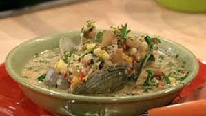 Sheet pan clambake with flavorful shrimp, sausage, lobster tails,. Clam Bake Chowder Rachael Ray Show
