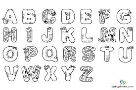 Auf dieser seite findet ihr mehrere varianten für einfache zahlen zum ausdrucken. Buchstaben Ausmalen Alphabet Malvorlagen A Z Babyduda