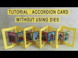 You do not have to be exactly in the middle but try to be as close as possible. Accordion Card Tutorial Card For Explosion Box Scrapbooks Youtube Accordion Cards Creative Birthday Cards Birthday Card Pop Up