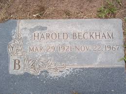 Harold Beckham (1921-1967)