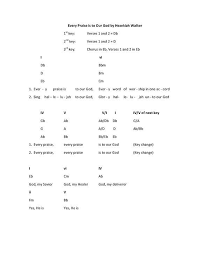 Every Praise Is To Our God Chords And Lyrics By Hezekiah