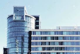 Select from premium glass building images of the highest quality. A Front View Of Modern Office Glass Building Exterior Against Stock Photo Picture And Royalty Free Image Image 108462449