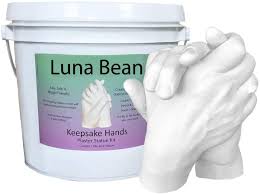 I suppose you could do that with the kids, if they're klingons! Amazon Com Luna Bean Keepsake Hands Casting Kit Diy Plaster Statue Molding Kit Hand Holding Craft For Couples Adult Child Wedding Friends Anniversary