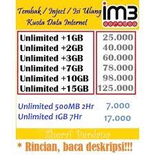 Cara daftar paket unlimited indosat. Paket Kuota Indosat Unlimited 1gb 2gb 3gb 7gb 10gb 15gb Freedom U Shopee Indonesia