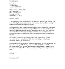 Wow your future employer with this simple cover letter example format. Cover Letter Template Nursing Graduate Free Resume Templates