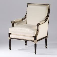 French Louis Xvi Style Square Back Bergere Armchair Furniture White Dining Chairs Outdoor Lounge Chair Cushions