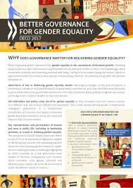 Ferrarini, eds., financial regulation and supervision, a post. Better Governance For Gender Equality Oecd Flyer