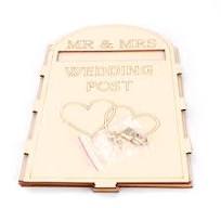HAYOMAX Wedding Post Box Wooden Gift Card Mailbox : Amazon.ie: Arts & Crafts