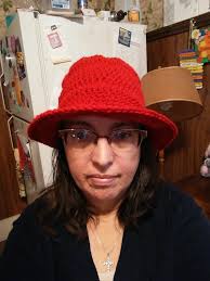 First gradient hat I've worked on..... kind of love it!!!!!!!!!