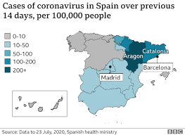 1250x627 / 151 kb go to map. Coronavirus Spain Races To Save Tourism As Cases Surge Bbc News