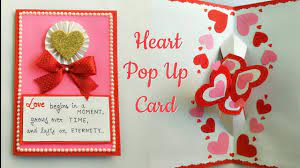 And, this pop up birthday card featuring a 4 tiered cake looks absolutely promising to shower your love on someone you. Diy Valentine Day Pop Up Card Anniversary Card How To Make Pop Up Card For Valentine Youtube