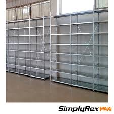 Libreria componibile socrate 21 in filo acciaio cromato. Scaffale Metallico A Ripiani Simplyrex Maxi Cm L 100xp 60xh 200 Base