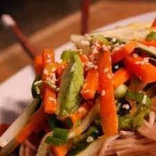 Vegan Soba Noodle Salad With Sesame And Citrus Recipe Soba Noodles Salad Soba Noodles Citrus Recipes