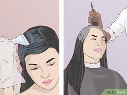 Paint the dye onto your hair until all the strands are completely saturated. How To Dye Naturally Black Hair Gray With Pictures Wikihow
