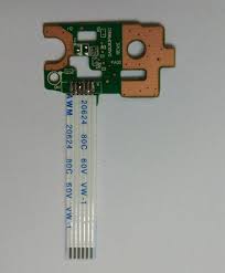Open the left display hinge as it shown on the following picture. Original New Power Button Board With Cable For Hp Pavilion 15 N 15 F 14 N Series Board Da0u83pb6e0 W Ribbon 732076 001 Hp Pavilion Power Button Power