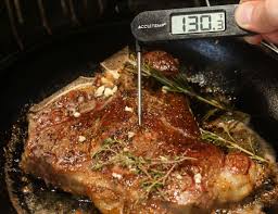 A meat thermometer should read 130°f. Perfect T Bone Steak Recipe Video Tipbuzz