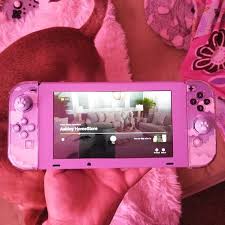 Wolken In Der Himmelshaut Fur Den Nintendo Switch Gamer Konsole Joycon Joy Con Dock Pro Controller Aufkleber Aufkleber Wrap Gaming Zubehor Nintendo Switch Accessories Cute Games Pink Games