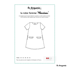 Patron Couture Robe Femme Aberdeen La Droguerie